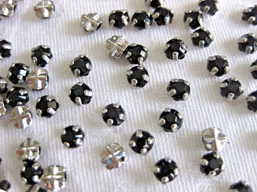 100 acryl strass steine - acryl,