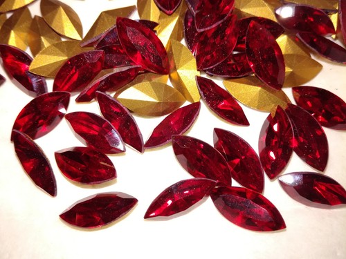 Rot strasssteine glitzersteine - rot,