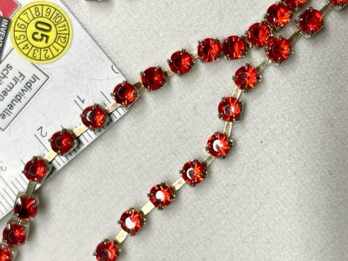 Strasskette rot glitzer - strasskette,