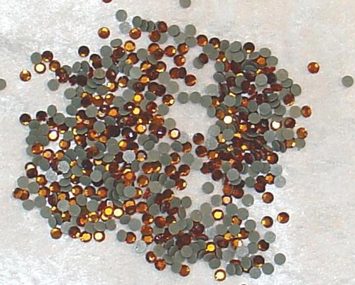 100 hotfix strasssteine topas - 100,